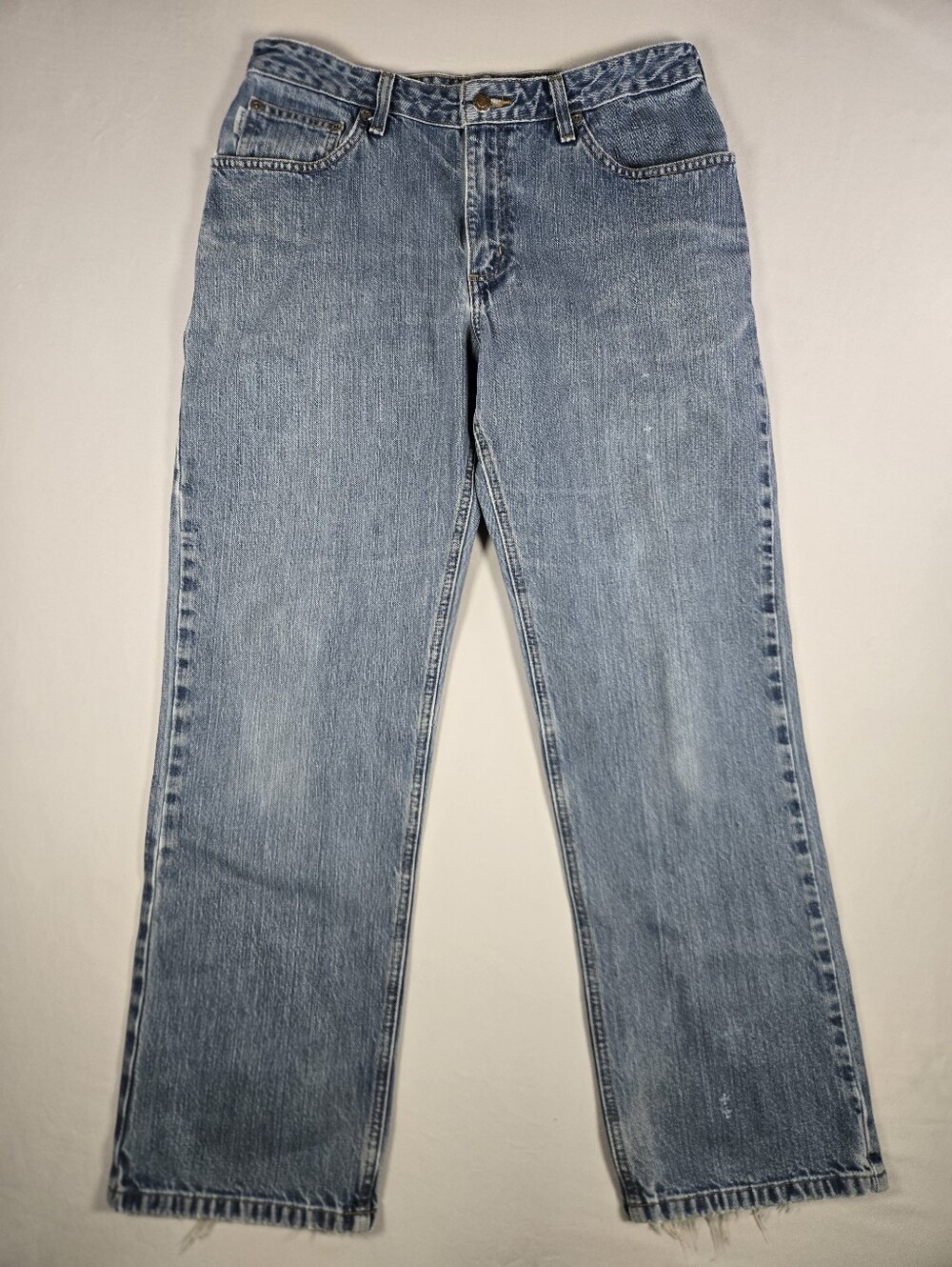 Near Vintage Carhartt 2011 Womens WB160 Relaxed Fit Straight Leg Jeans Sz 12 L30